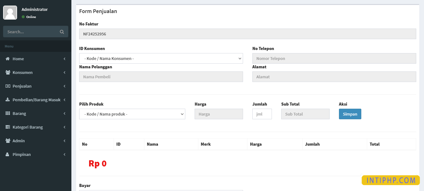 Source Code Inventory Barang Untuk Pengelolaan Barang Pada Gudang ...