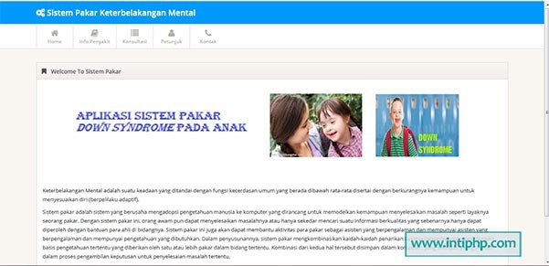 Sistem Pakar Keterbelakangan Mental Berbasis Web Gratis