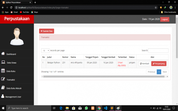Aplikasi Perpustakaan