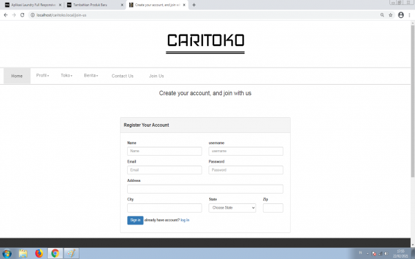 Website Iklan Baris Sederhana Dengan CI