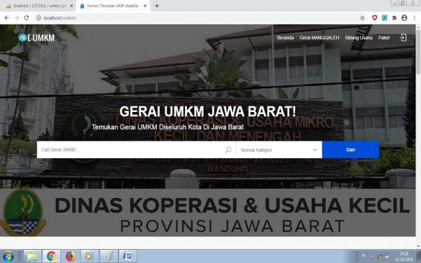 Sistem Informasi Dan Pemetaan UMKM (Codeigniter)
